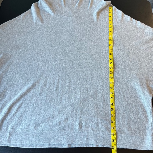 J. Jill Cotton Cashmere Blend Drawstring Draped Neck Sweater - Picture 4 of 7